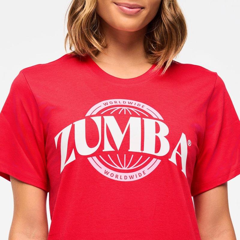 Zumba Haus Unisex Crew Neck Tee - Red
