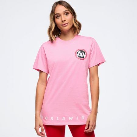 Zumba Haus Unisex Crew Neck Tee - Pink