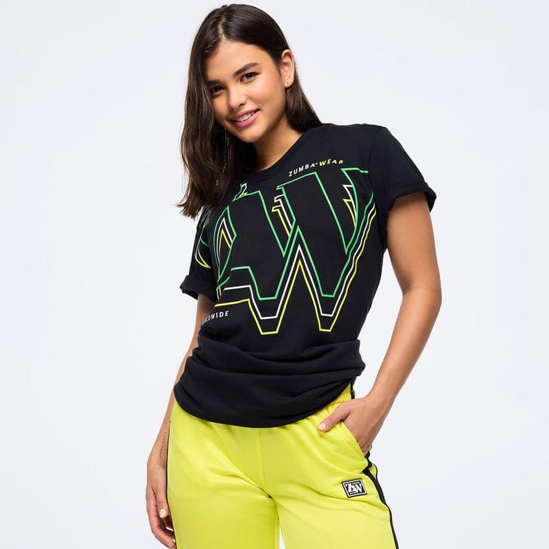 Zumba Haus Unisex Crew Neck Tee - Black