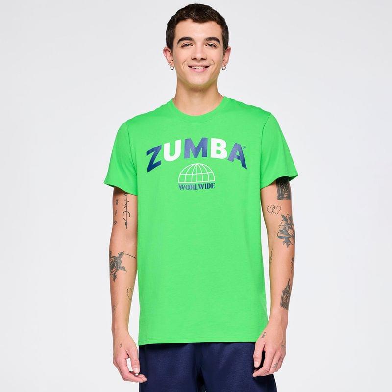 Zumba Out Loud Crew Neck Tee - Green