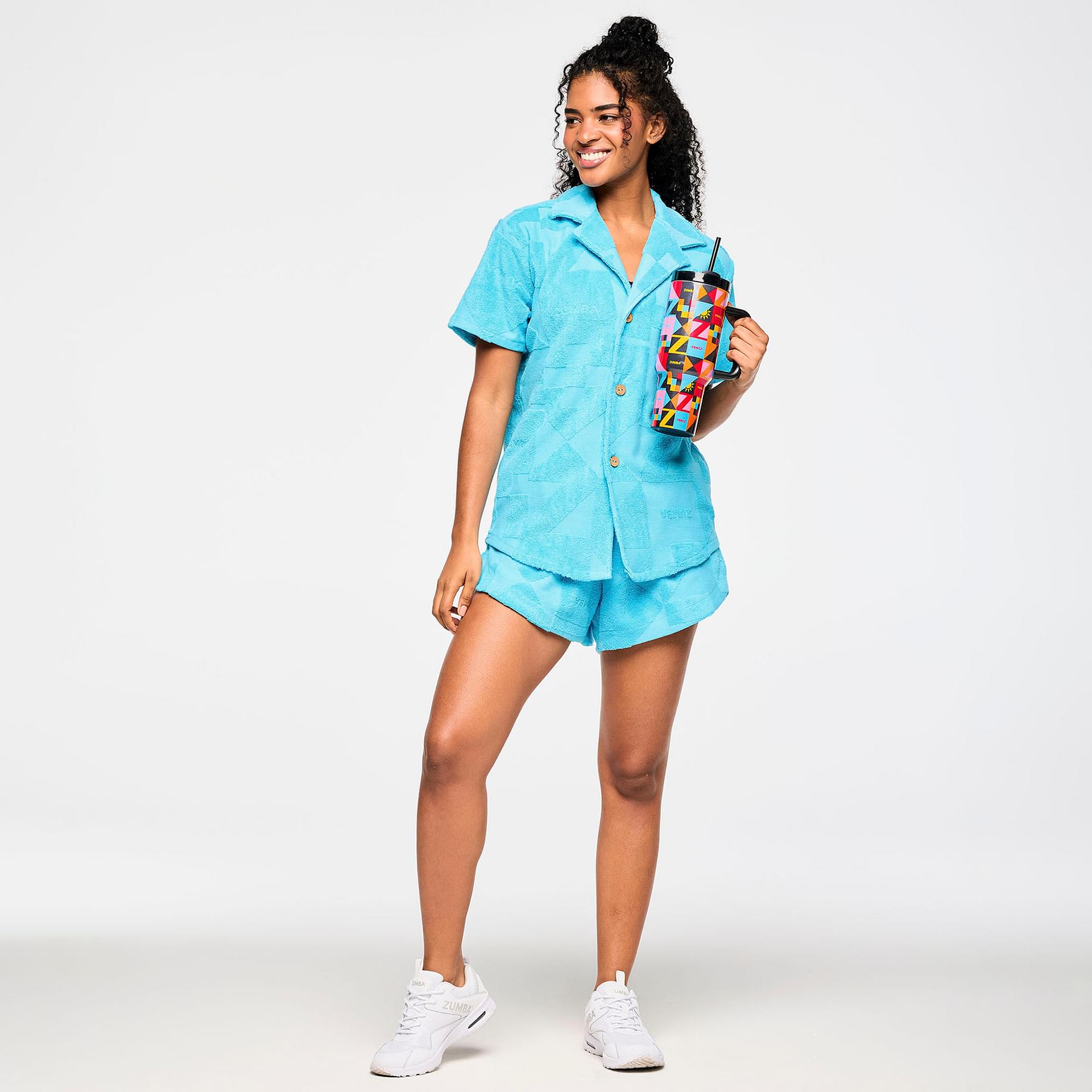 Inspire Your Style with the Terry Button Down - Unisex Short
