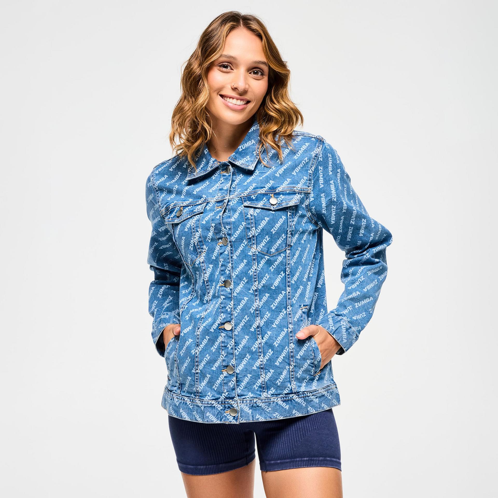 Elevate your style with the Zumba Tropidelic Zip-Up Jacket