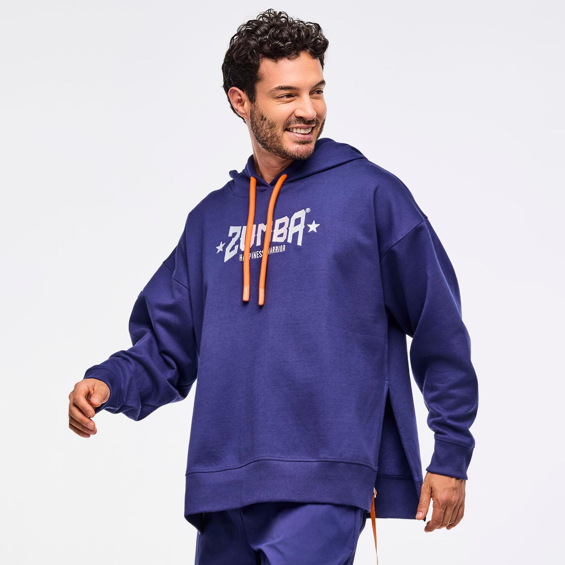 新作♪ユニセックス Zumba Blue Jean Men's Pullover Sweatshirt Zumba X Peanuts Unisex Pullover Hoodie - Blue – Zumba Wear