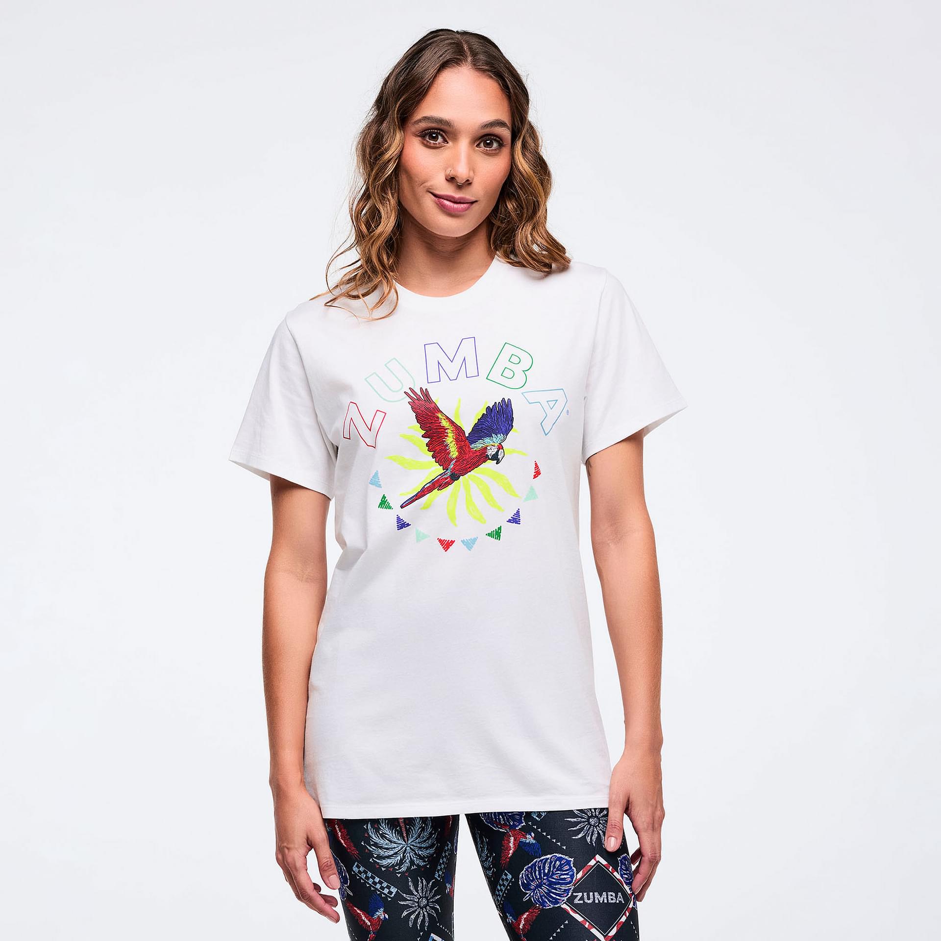 Latin Movement Unisex Crew Neck Tee - White