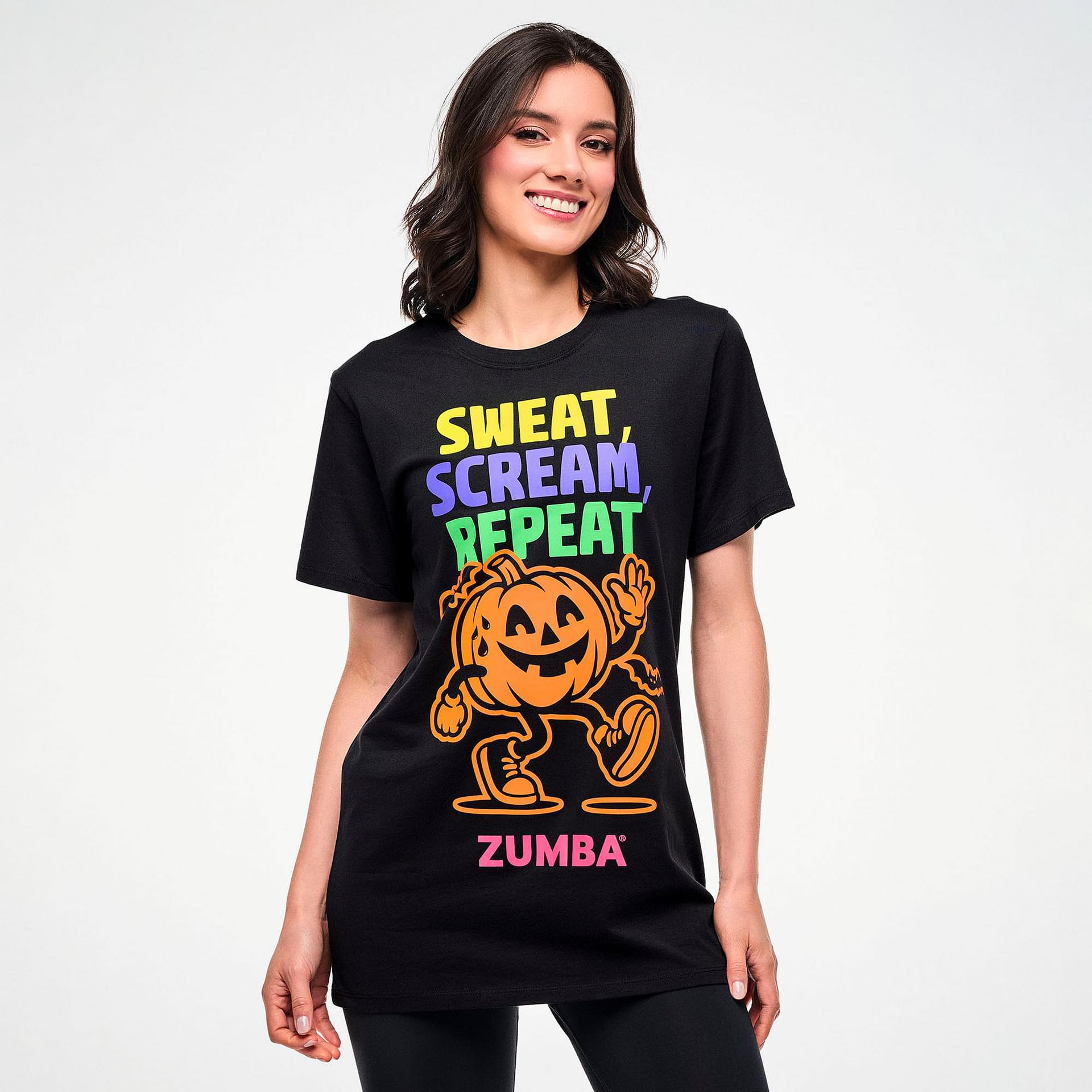 Zumba Halloween Unisex Tee - Bold Black