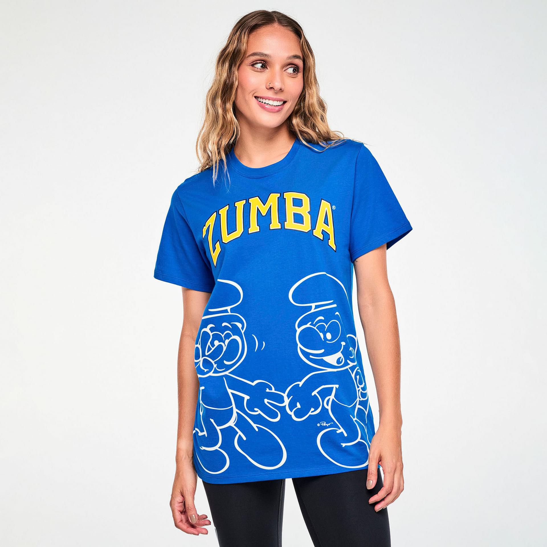 Zumba X The Smurfs Unisex Crew Neck Tee