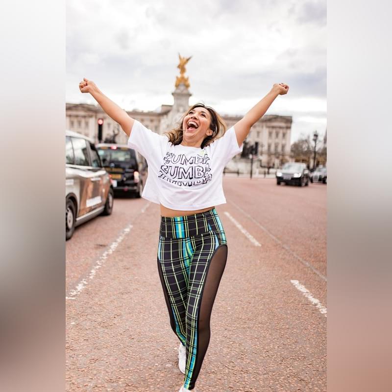 Zumba Rock Out High Waisted Ankle Leggings