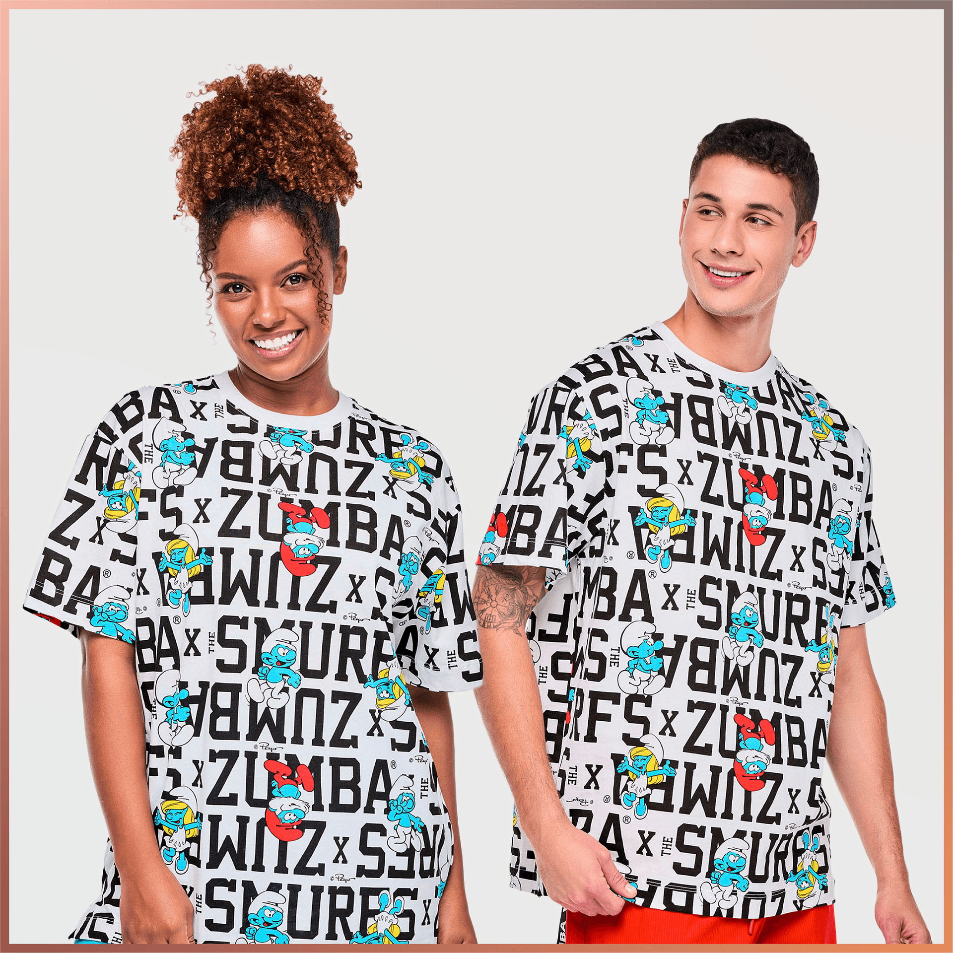 Zumba X The Smurfs Unisex Oversized Top