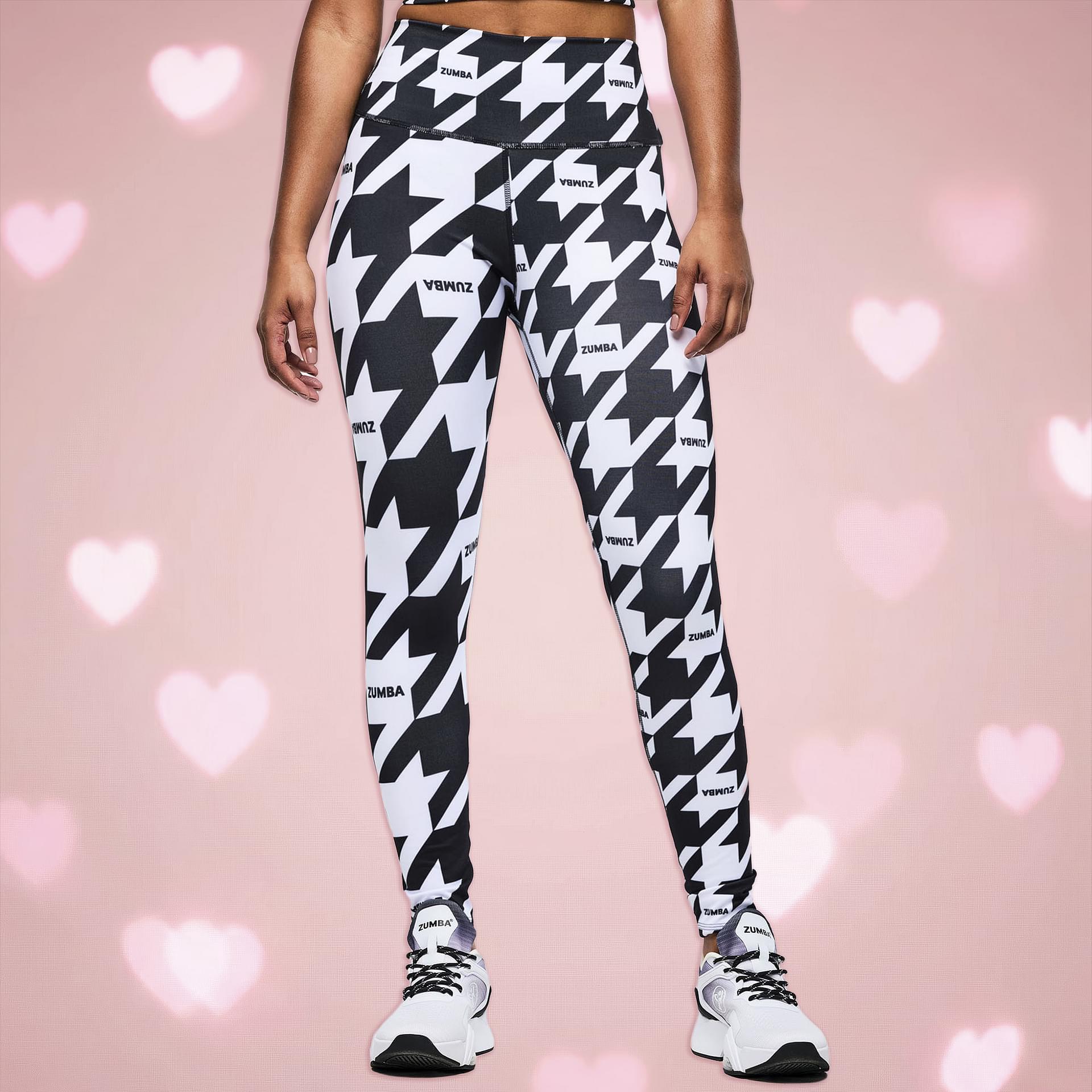 Zumba Amour Magic High Waisted Ankle Leggings