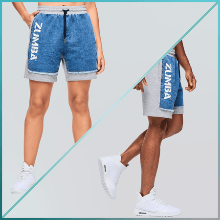 Blue Jean Zumba Denim Shorts