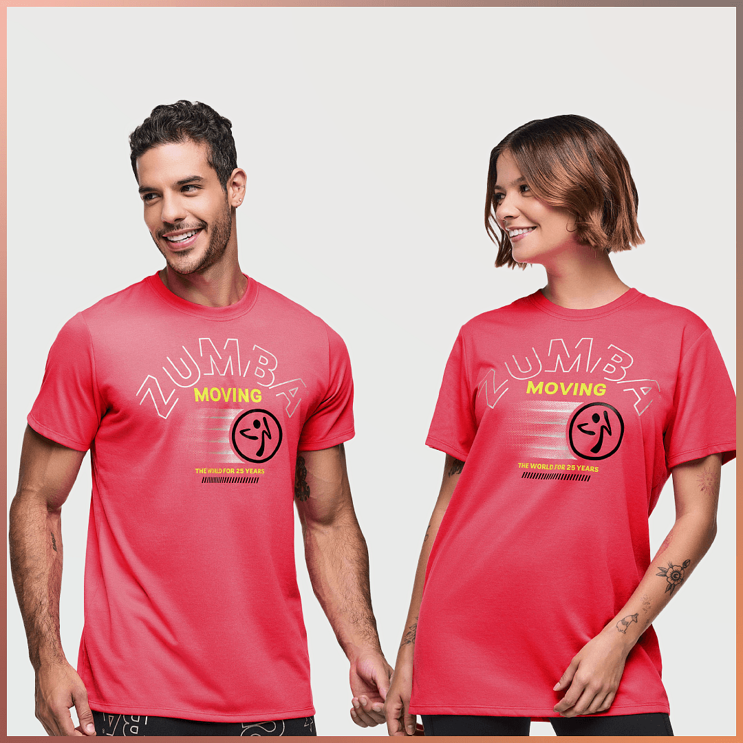 Zumba 25 Unisex Crew Neck Tee