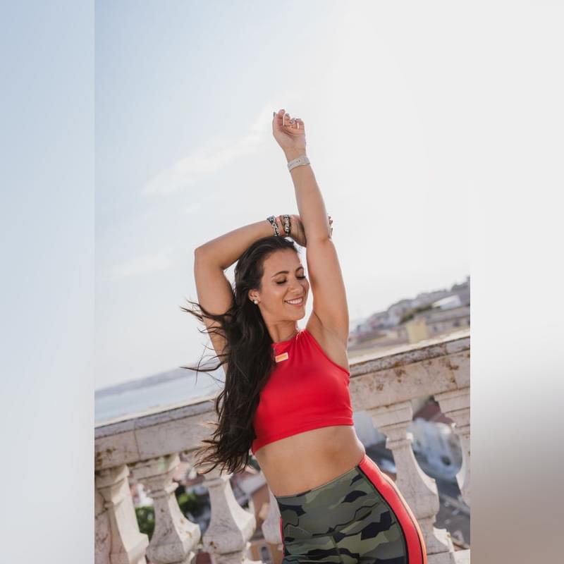 Zumba Explore High Neck Crop Tank