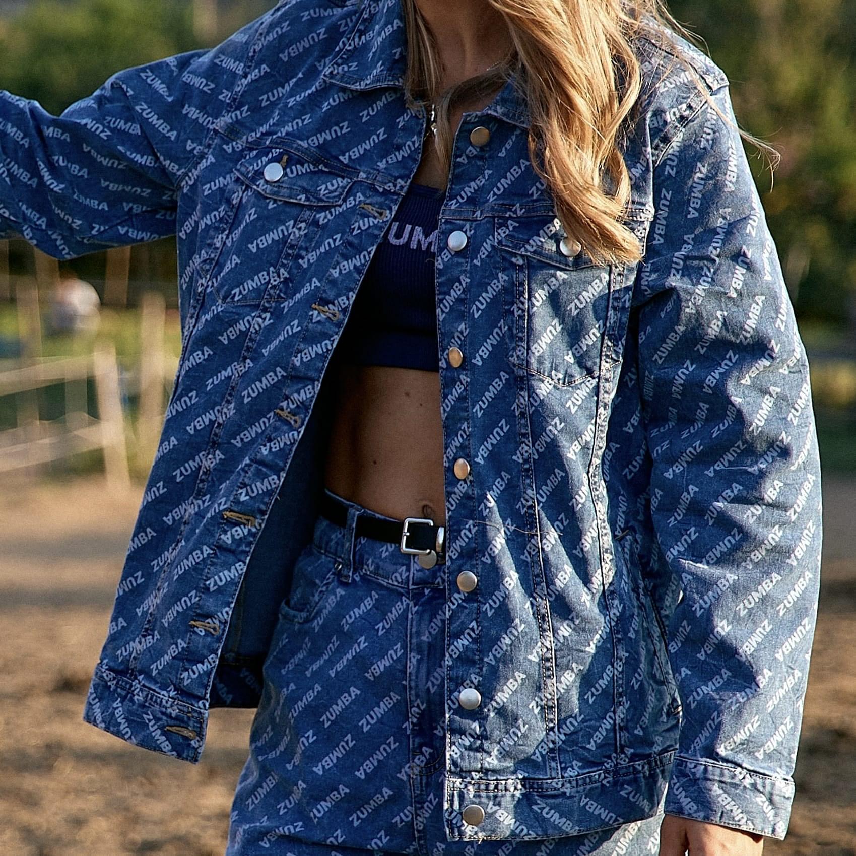 新作♪ユニセックス ズンバ Blue Jean Long Denim Jacket- Denim Blue Jean Long Denim Jacket – Zumba Wear | STRONG iD