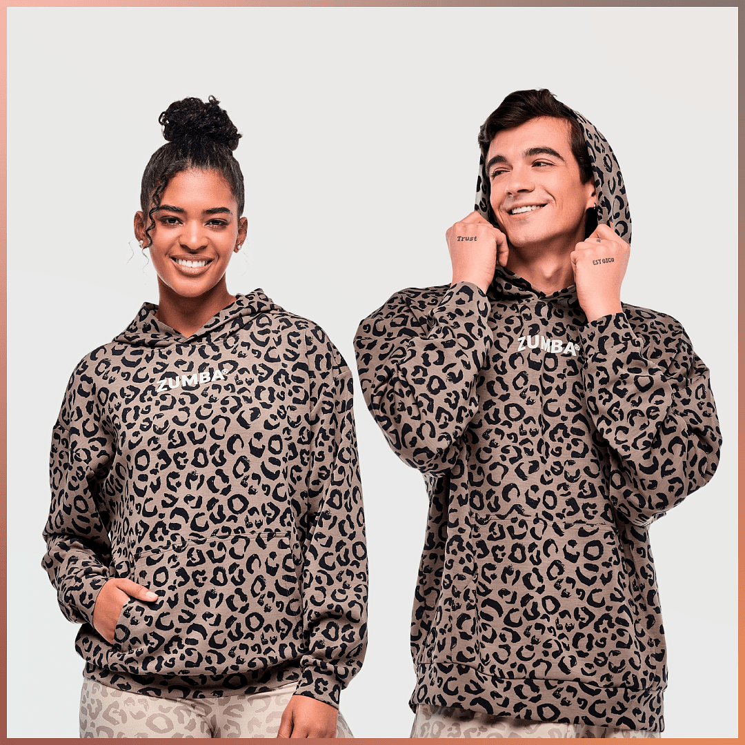 Zumba Modal Printed Pullover Sweatshirt