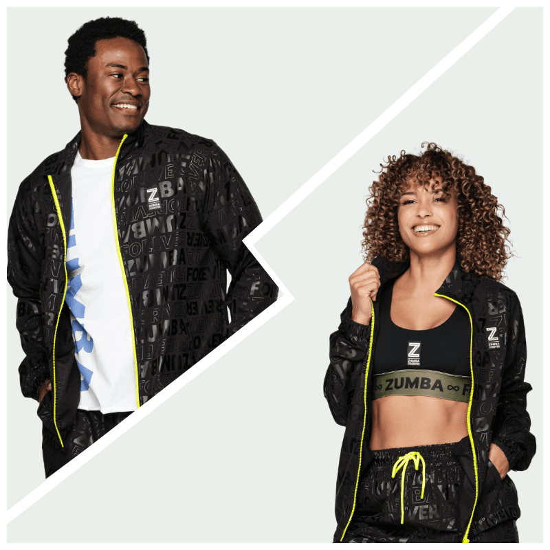 ZUMBA フーディ 新品 Zumba Wear Europe - Zumba Forever Zip-Up Jacket