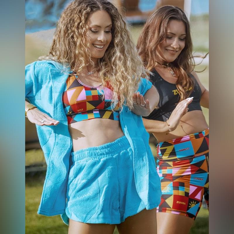 Zumba Rays Terry Button Down