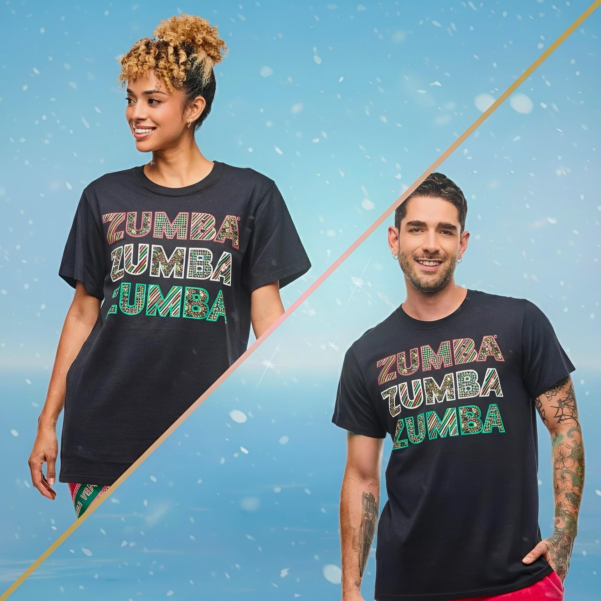 Zumba Holiday Crew Neck Tee