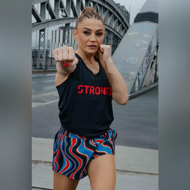 Strong Over Everything High Waisted Loose Shorts