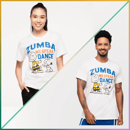 Zumba X Peanuts Crew Neck Tee - White