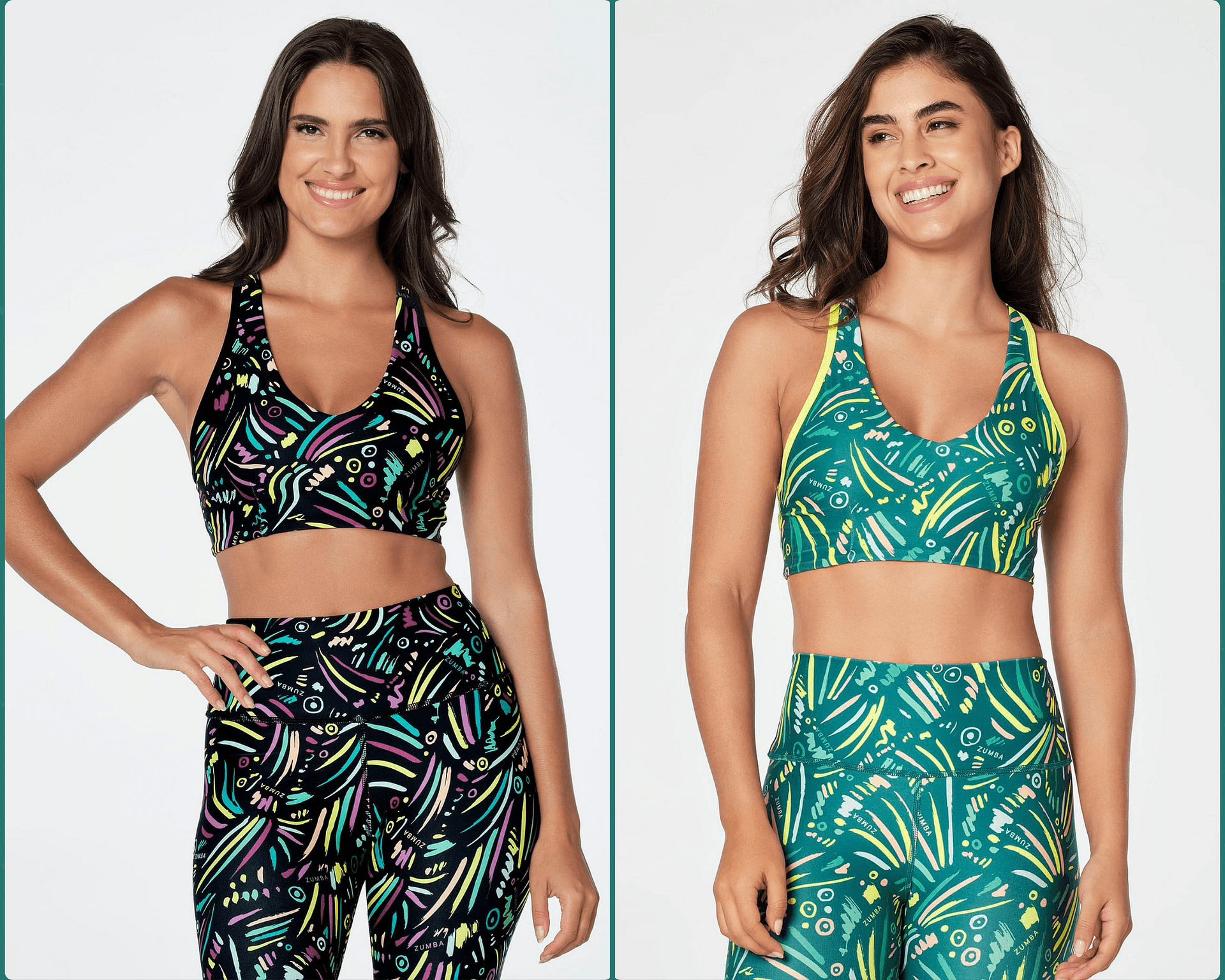 Bundle-2x Zumba Transform Reversible Bra(2 Pcs.)