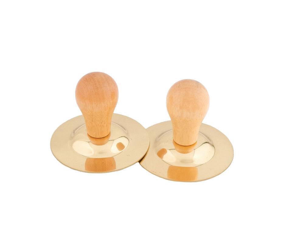 Zumbini Kids Finger Cymbals with Handles - 1 pair