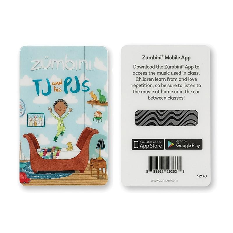 TJ and His PJs - Music Code Card – German - Zumbini®