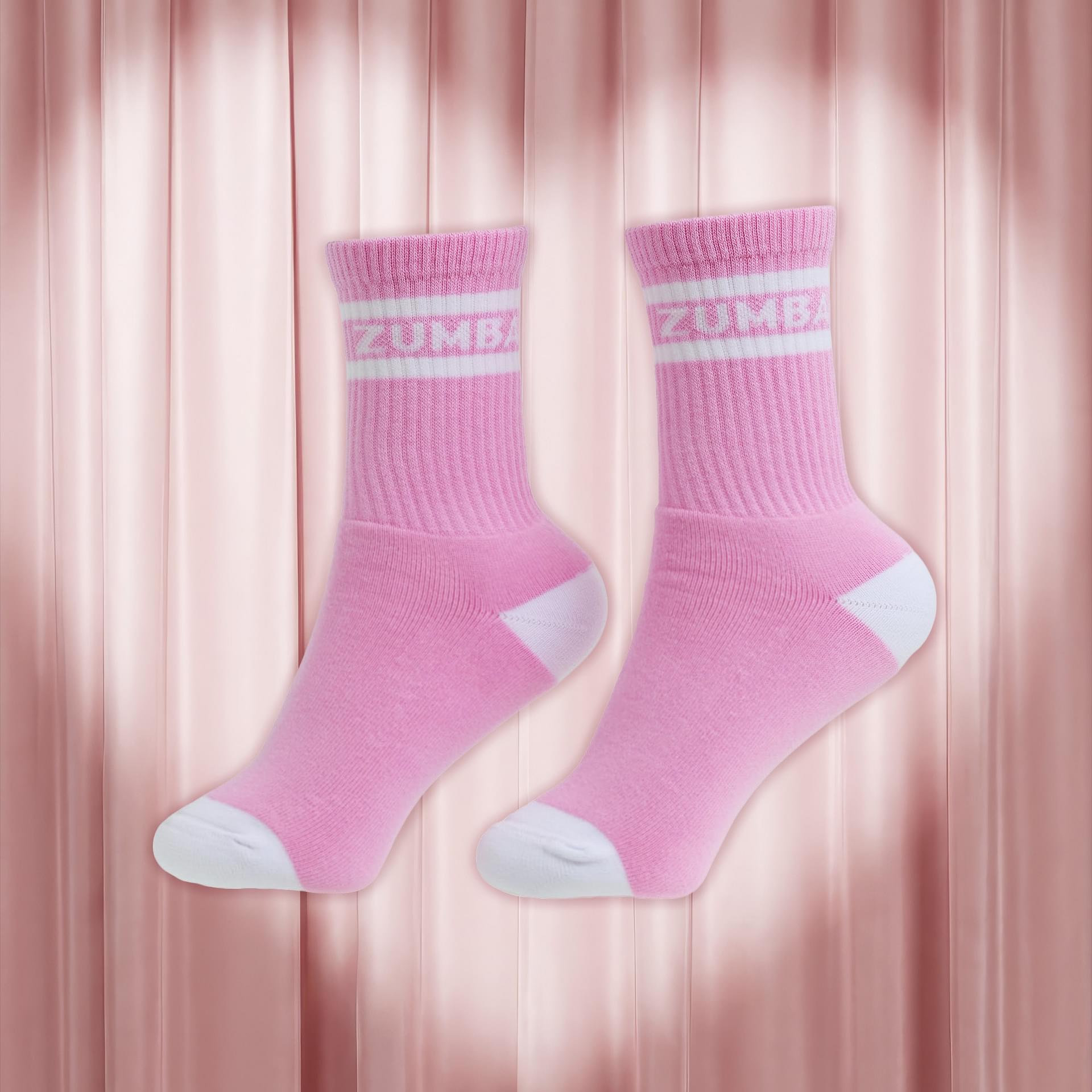 Zumba Amour Plush Half Crew Sock